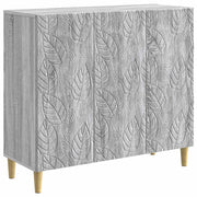 Credenza Sonoma grigio 89 x 34,5 x 80 cm Legno ingegnerizzato 895111