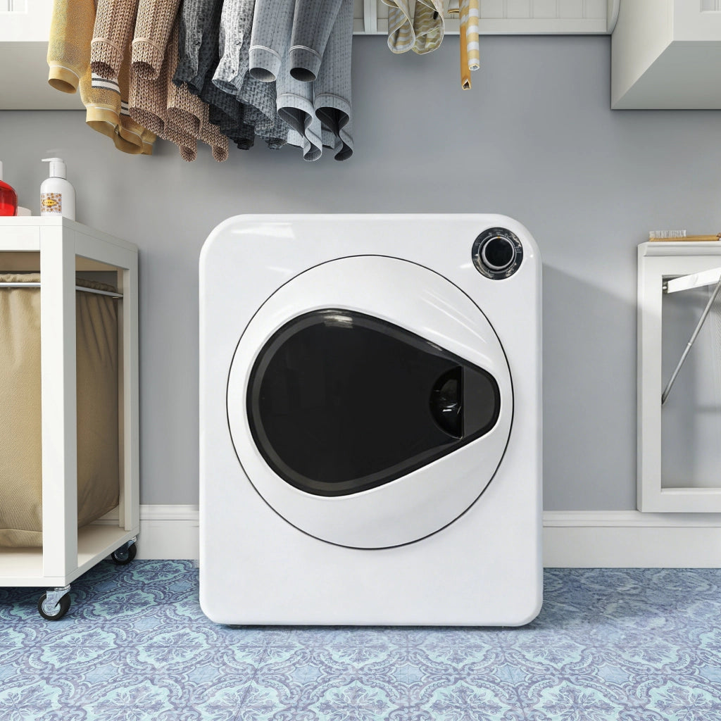 Asciugatrice Compatta 3 kg 830 W con PTC Ceramico; 4 Programmi; Cestello Inox e Montaggio a Parete