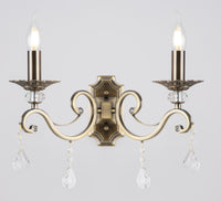 Lampada da parete Royal Classic in Metallo Grace Ottone