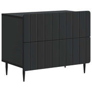Armadio da Notte Nero 62 x 34,5 x 49,5 cm Legno ingegnerizzato 894316