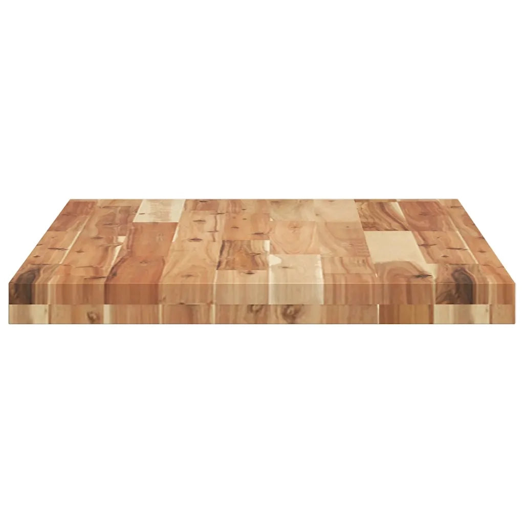Piano Tavolo Rettangolare 120x50x4cm Legno Massello di Acacia 4008855
