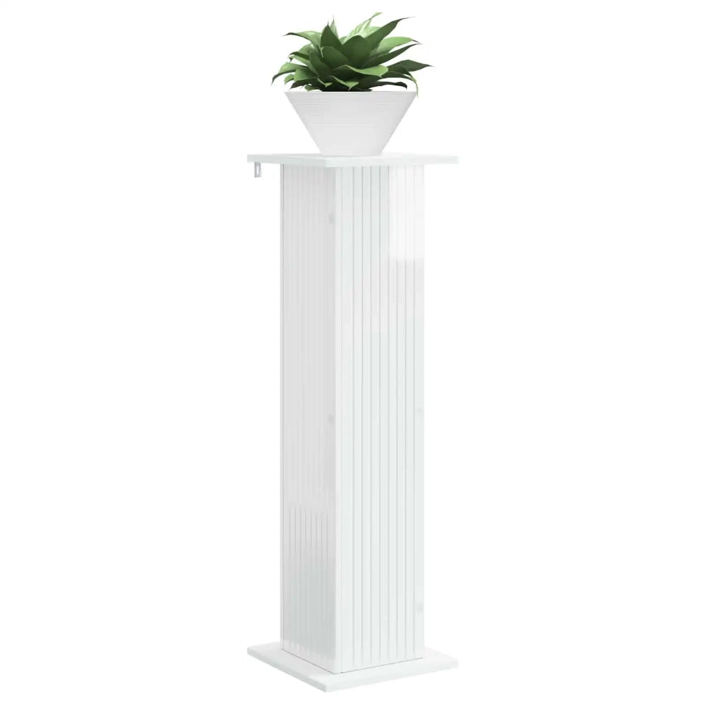 Supporto per piante 2 pcs Bianco Lucido 30,5 x 30 x 100,5 cm 899753