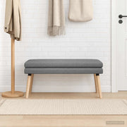 Panchina a doppio strato Grigio Scuro 110 x 40 x 47 cm Tessuto 42038446
