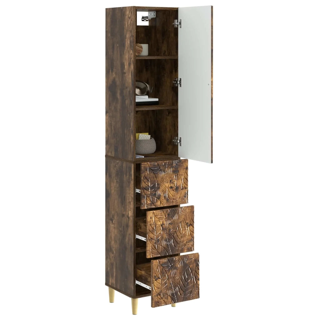 Set di armadi 2 pcs Rovere Fumo 33 x 34,5 x 90 cm 3416732