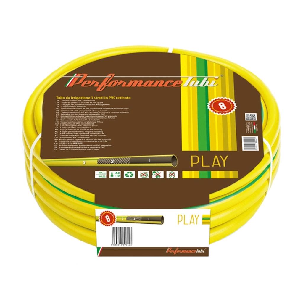 Tubo Irrigazione Per Giardino 3 Strati 25mt Diam 1/2" - Almaplast 00200120250