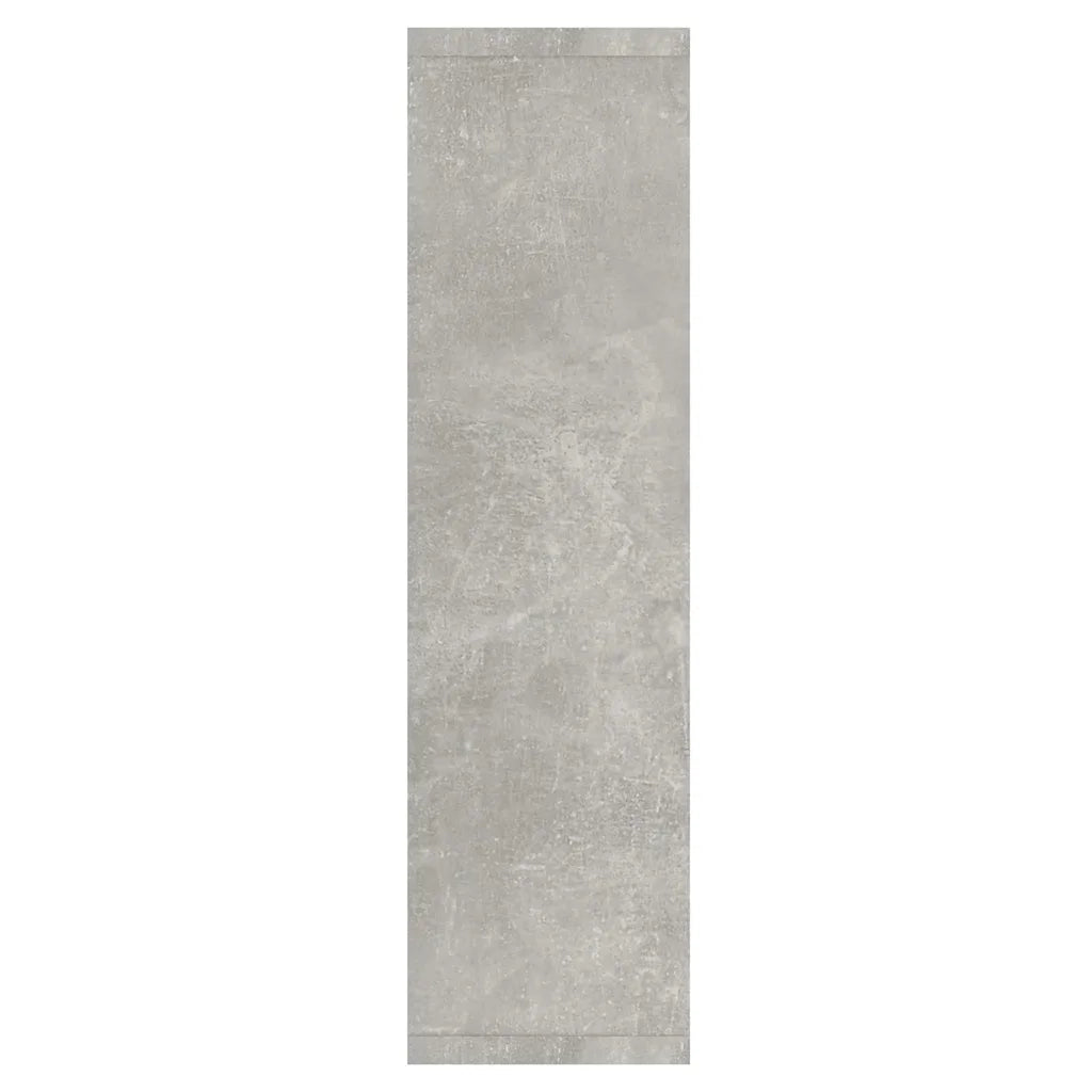 Mobile a Specchio con LED-Armadietto a Specchio Grigio Cemento 76x15x55 cm