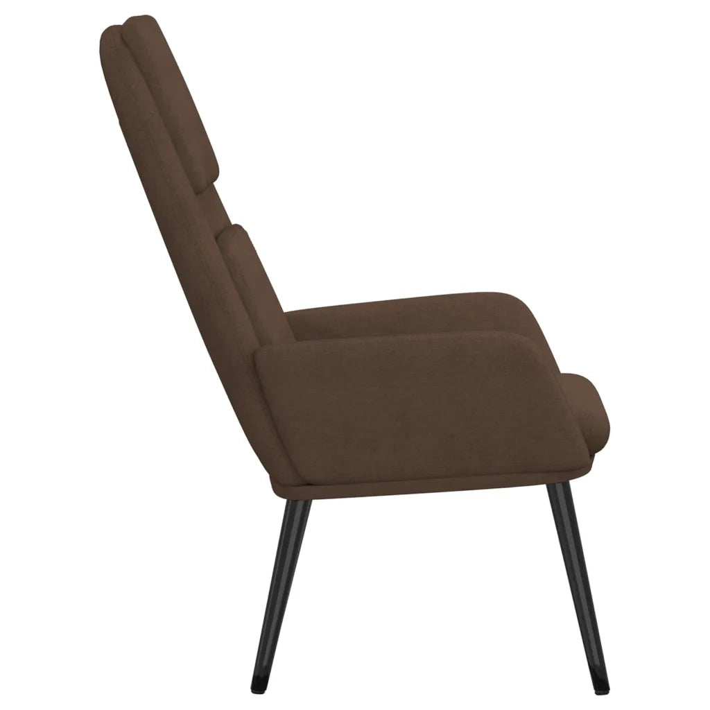 Poltrona Relax Marrone in Tessuto cod mxl 14243