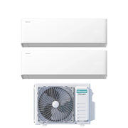 Condizionatore Dual Split Hisense UNI HB 9+12 con 2AMW42U4RGC R-32 Wi-Fi Integrato