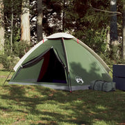 Tenda da Campeggio a Cupola per 2 Persone Verde Impermeabile 94759
