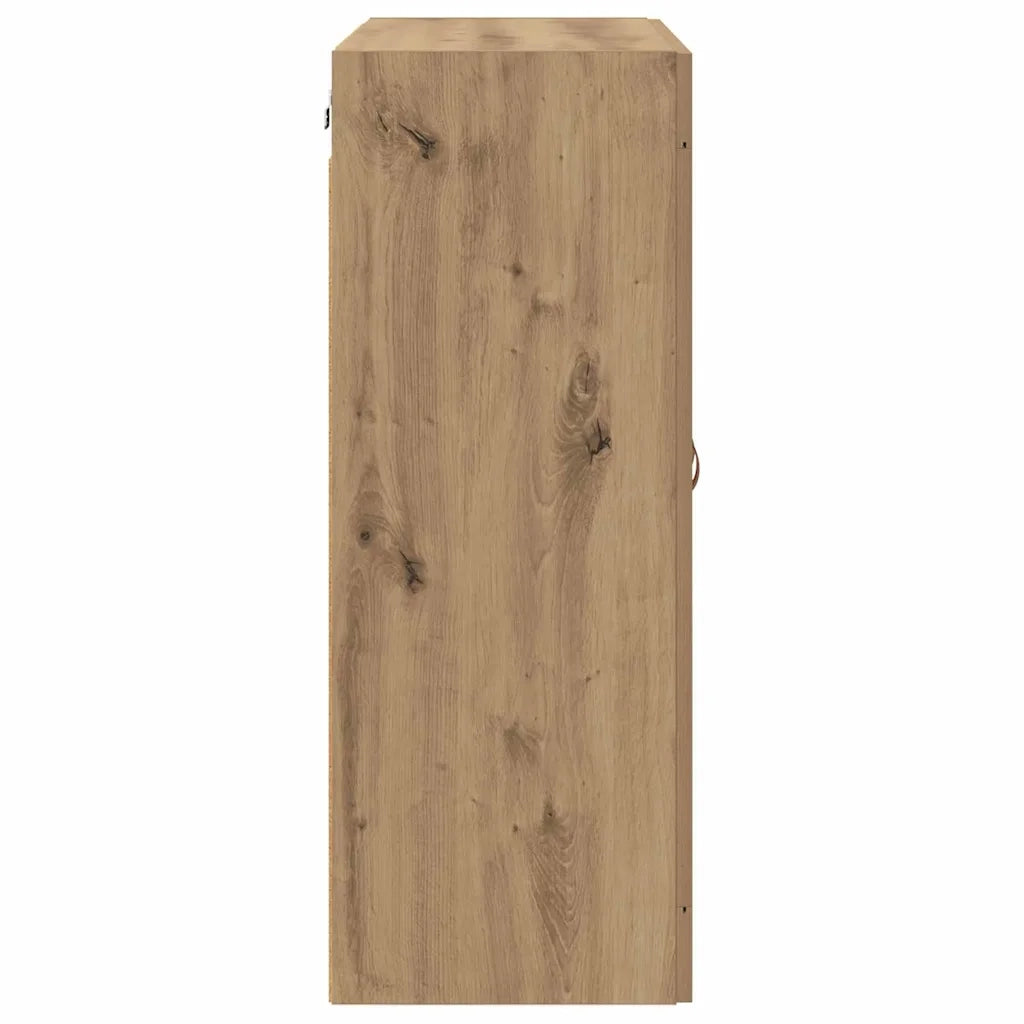 Mobile a muro 2 pcs Rovere artigianale 69,5 x 34 x 90 cm