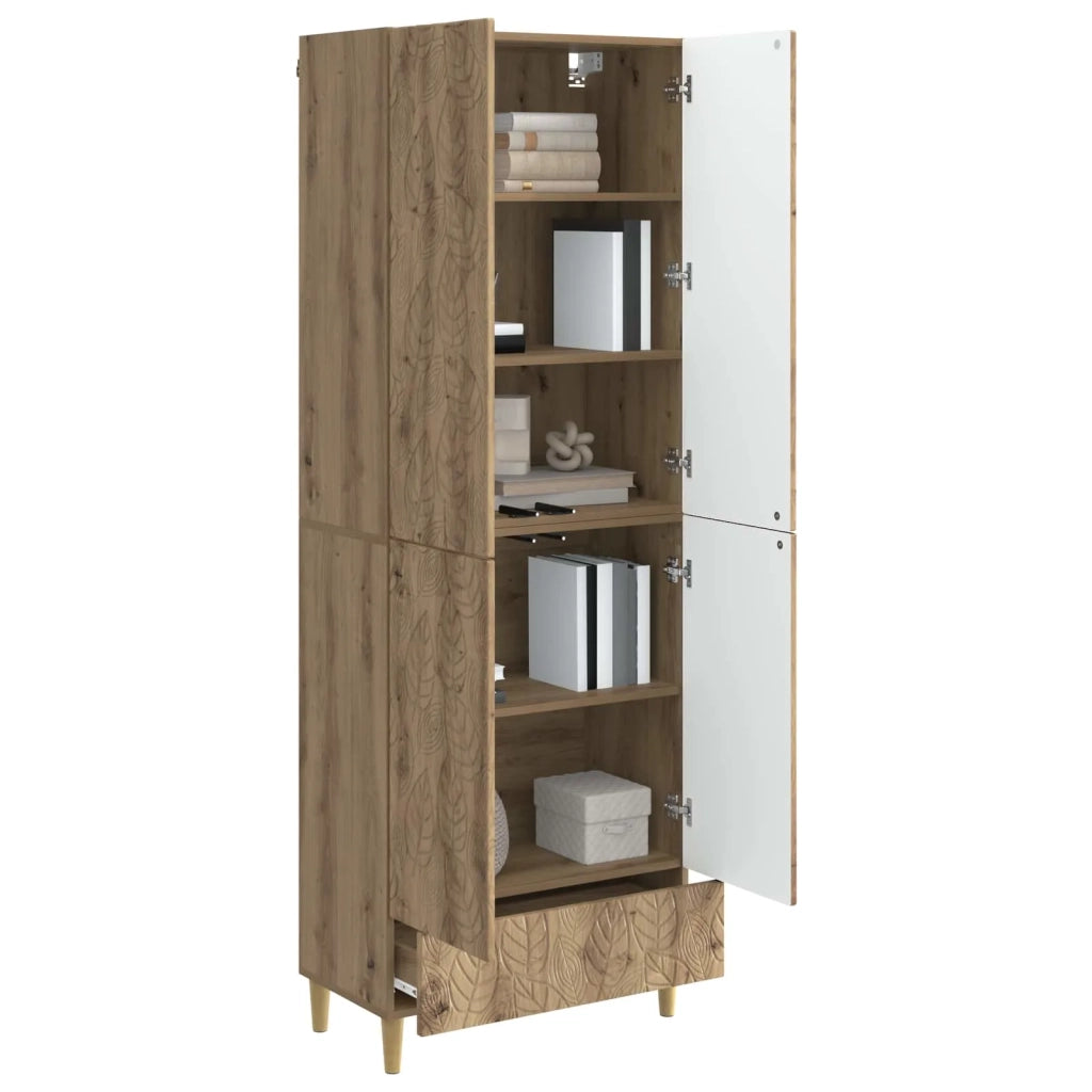 Set di armadi 2 pcs Rovere Artigianale Legno ingegnerizzato