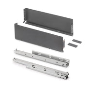 Cassetto esterno Simplex 25 kg, altezza 159 mm, profondità 490 mm, Acciaio, Verniciato bianco