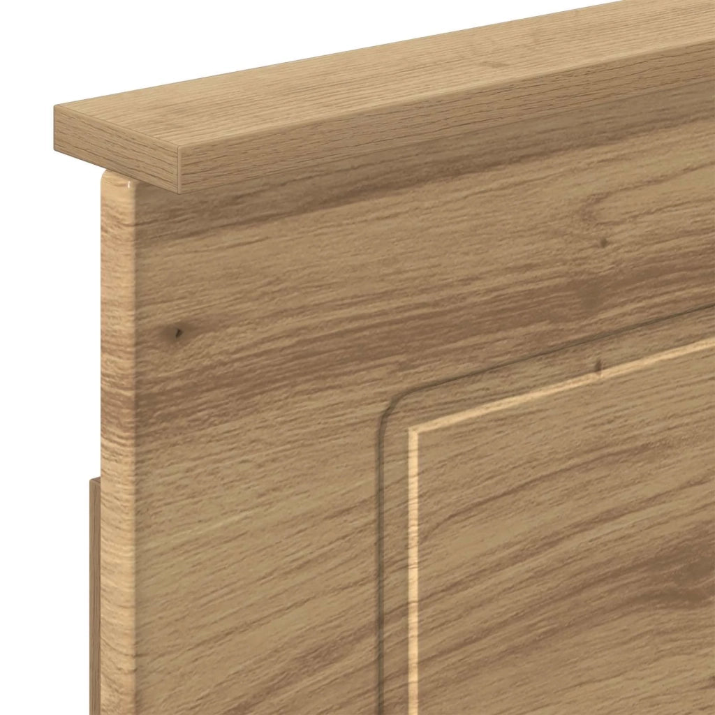 Bed Frame with Storage and Headboard Artisan Oak 180 x 200 cm 3445827