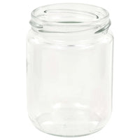 Vasi Marmellata in Vetro Coperchio Bianco e Rosso 96 pz 230 ml 50799