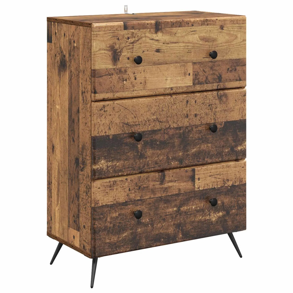 Mobile con Cassetti Legno antico 66 x 34,5 x 90 cm