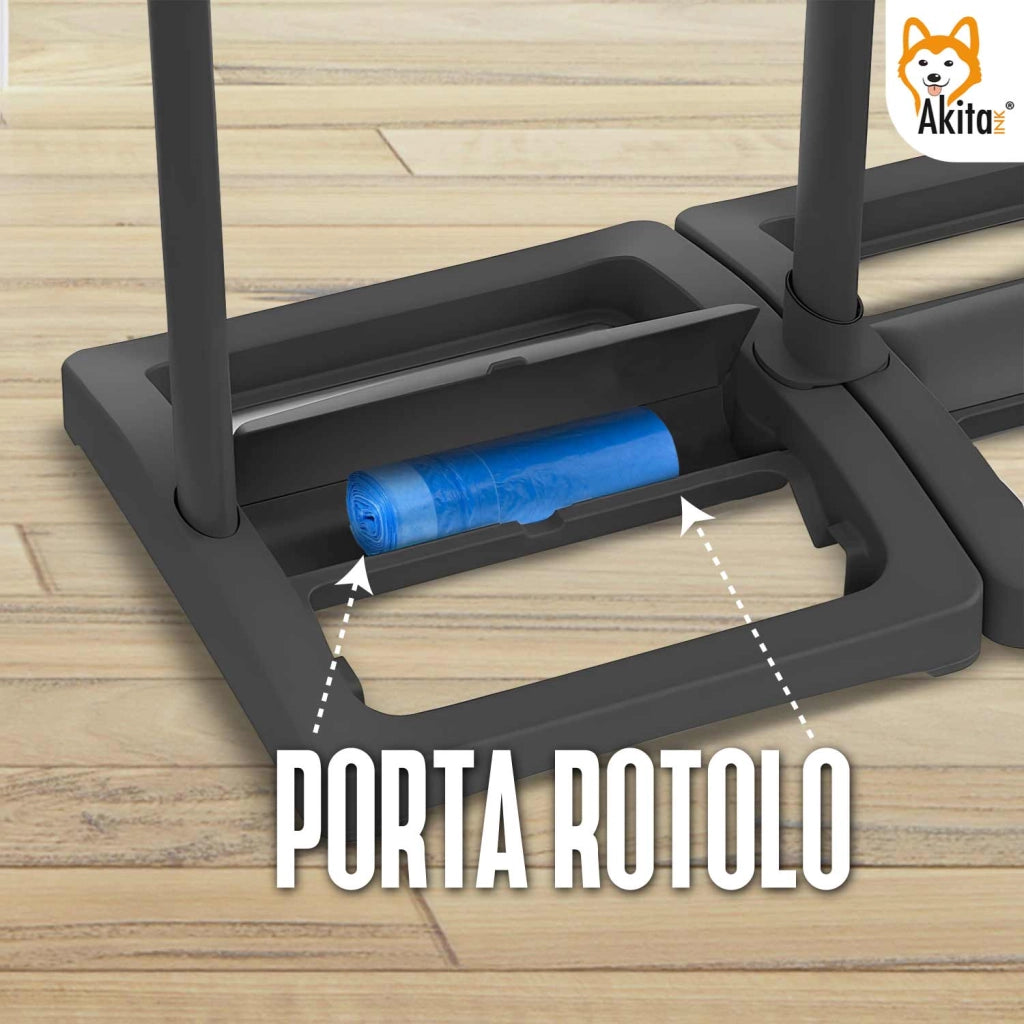 Portasacchi Differenziata 330L Akitaink 3 Scomparti
