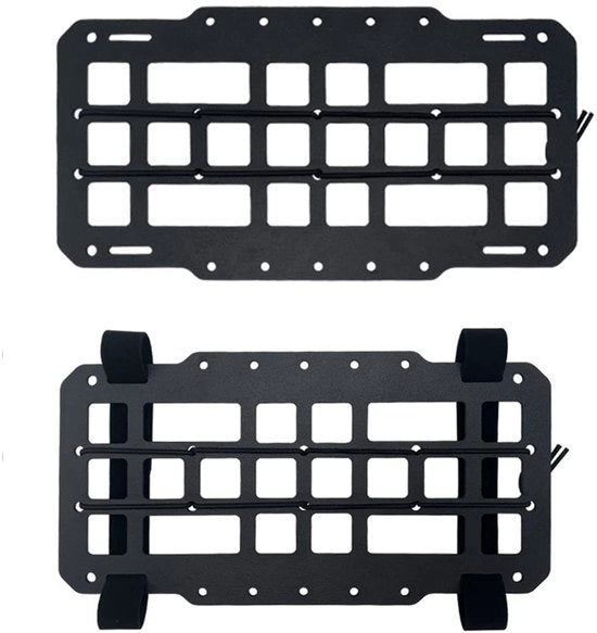 Pannello multifunzionale per auto con organizzatore di accessori - Materiali: ABS - Dimensioni: 30 x 14 cm - Spessore: 0,3 cm - Organizzatore per auto