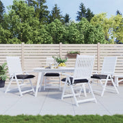 Cuscini per Sedia 4 pz Antracite 40x40x7 cm in Tessuto Oxford 361451