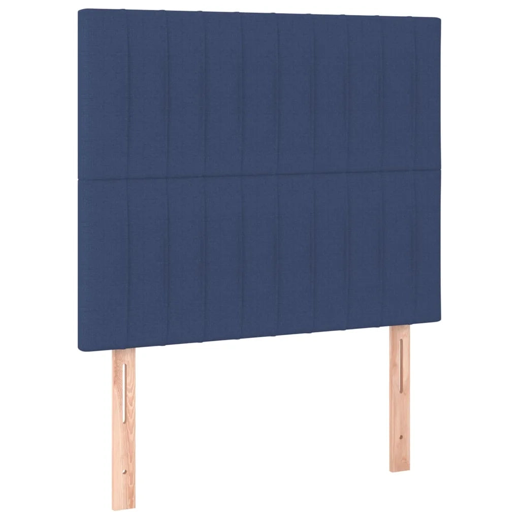 Giroletto a Molle con Materasso Blu 100x200 cm in Tessuto