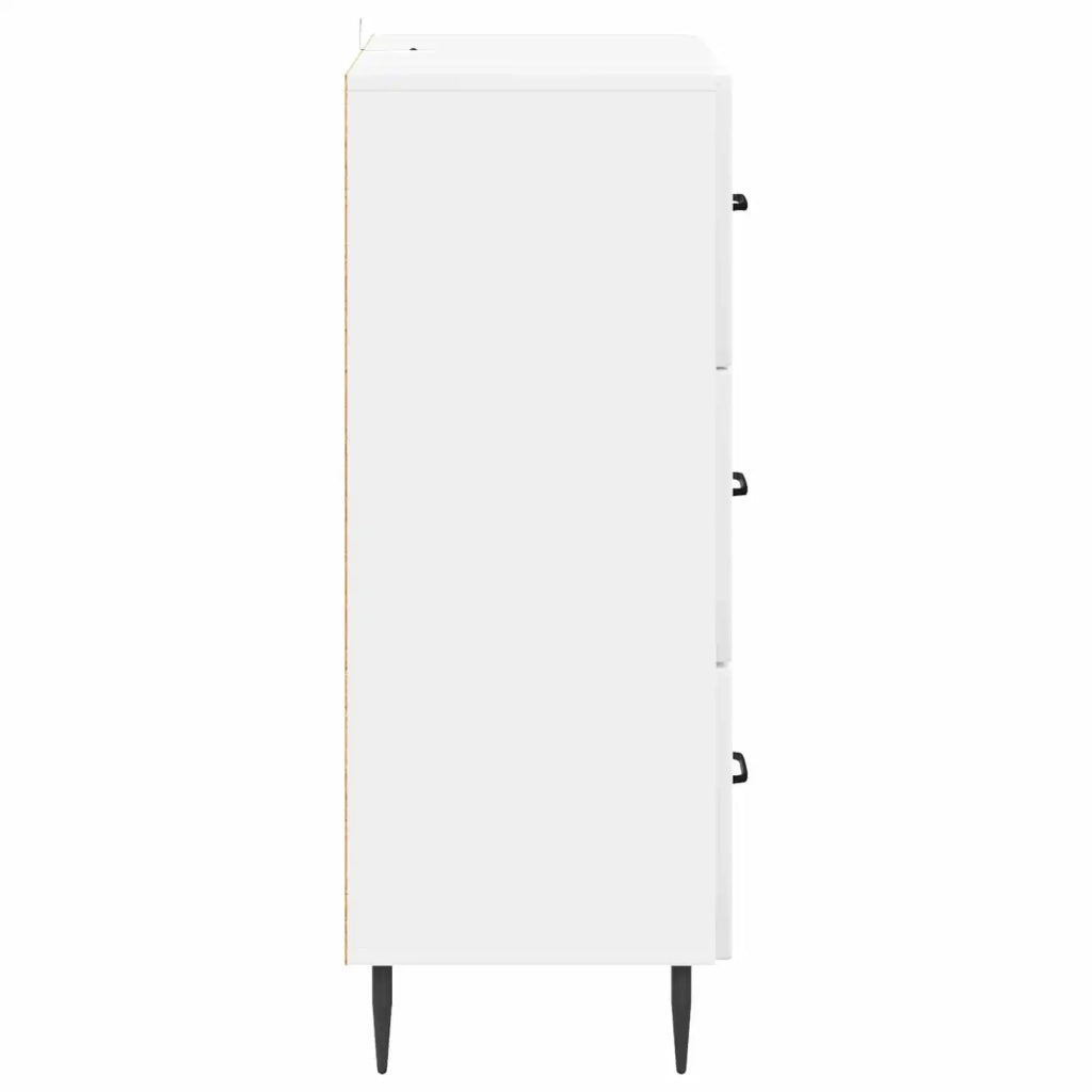 Mobile con Cassetti Bianco Lucido 66 x 34,5 x 89,5 cm