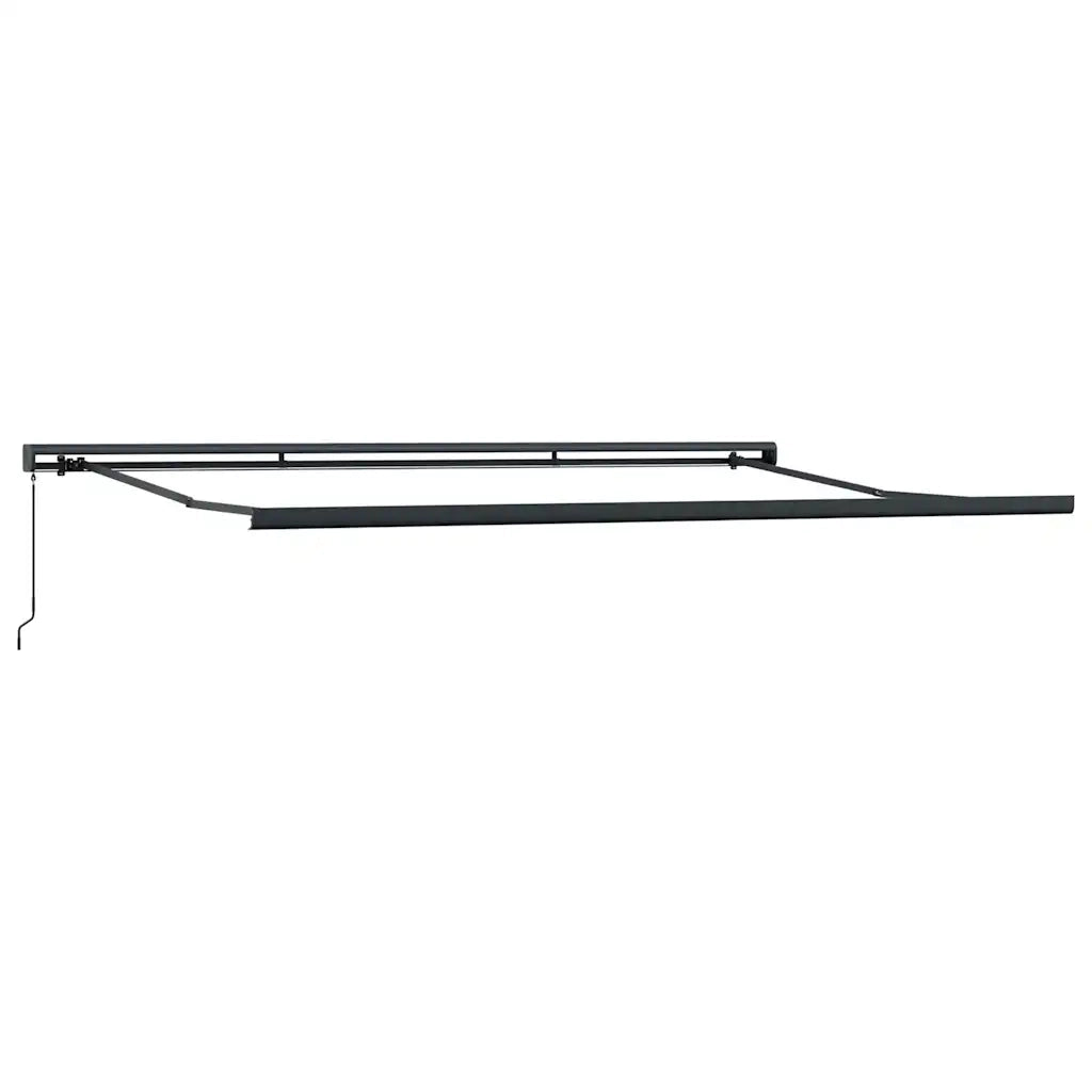 Tenda Sole Retrattile Arancione Marrone 4x3m Tessuto Alluminio 3154568