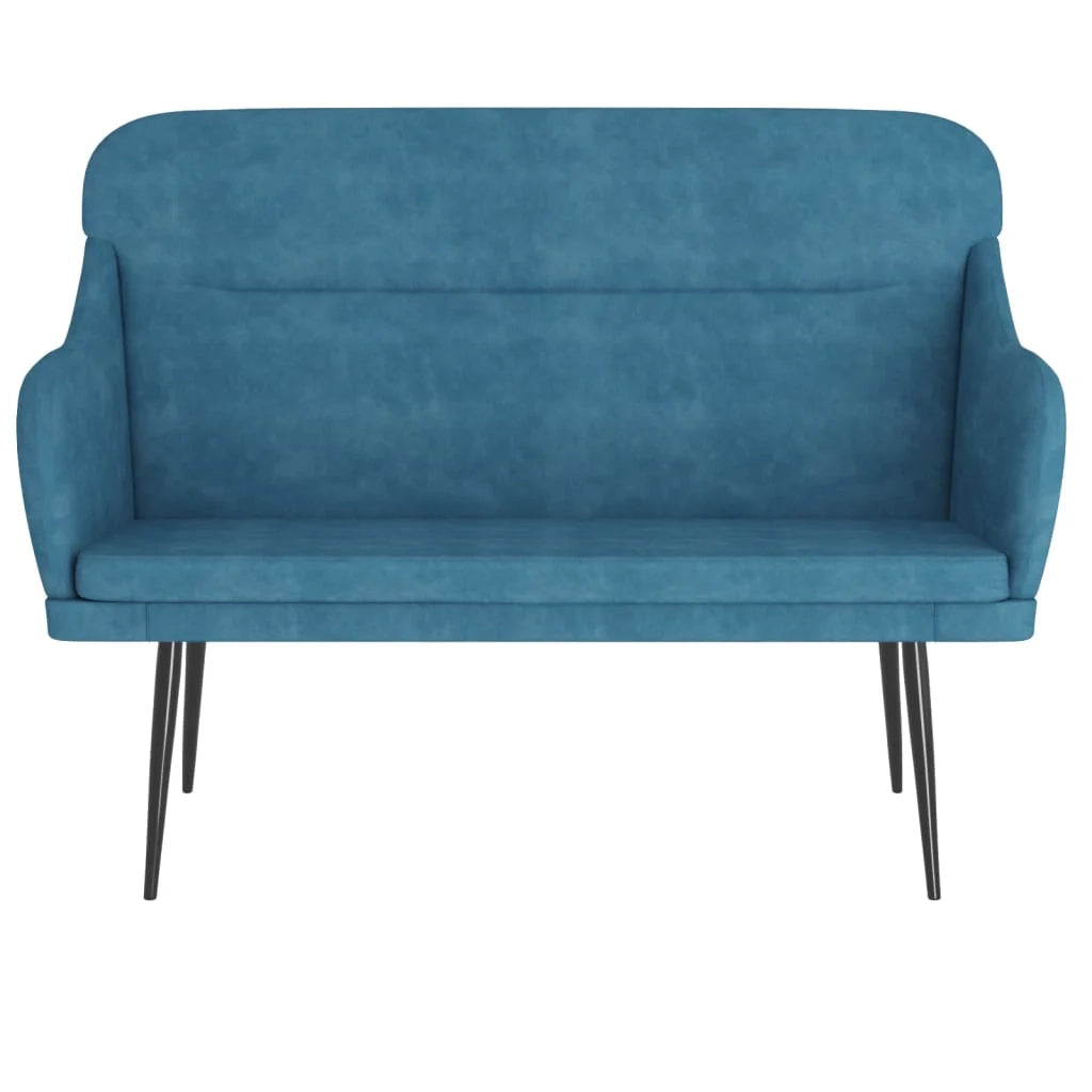 Panca/panca 110 x 76 x 80 cm velluto blu 02_0010631