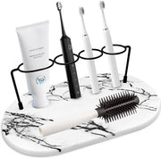 Tappo per spazzola da denti senza perforazione - tappo per spazzola da denti elettrica per rasoi e sapone - assorbente multifunzionale - adatto per lavandino cucina