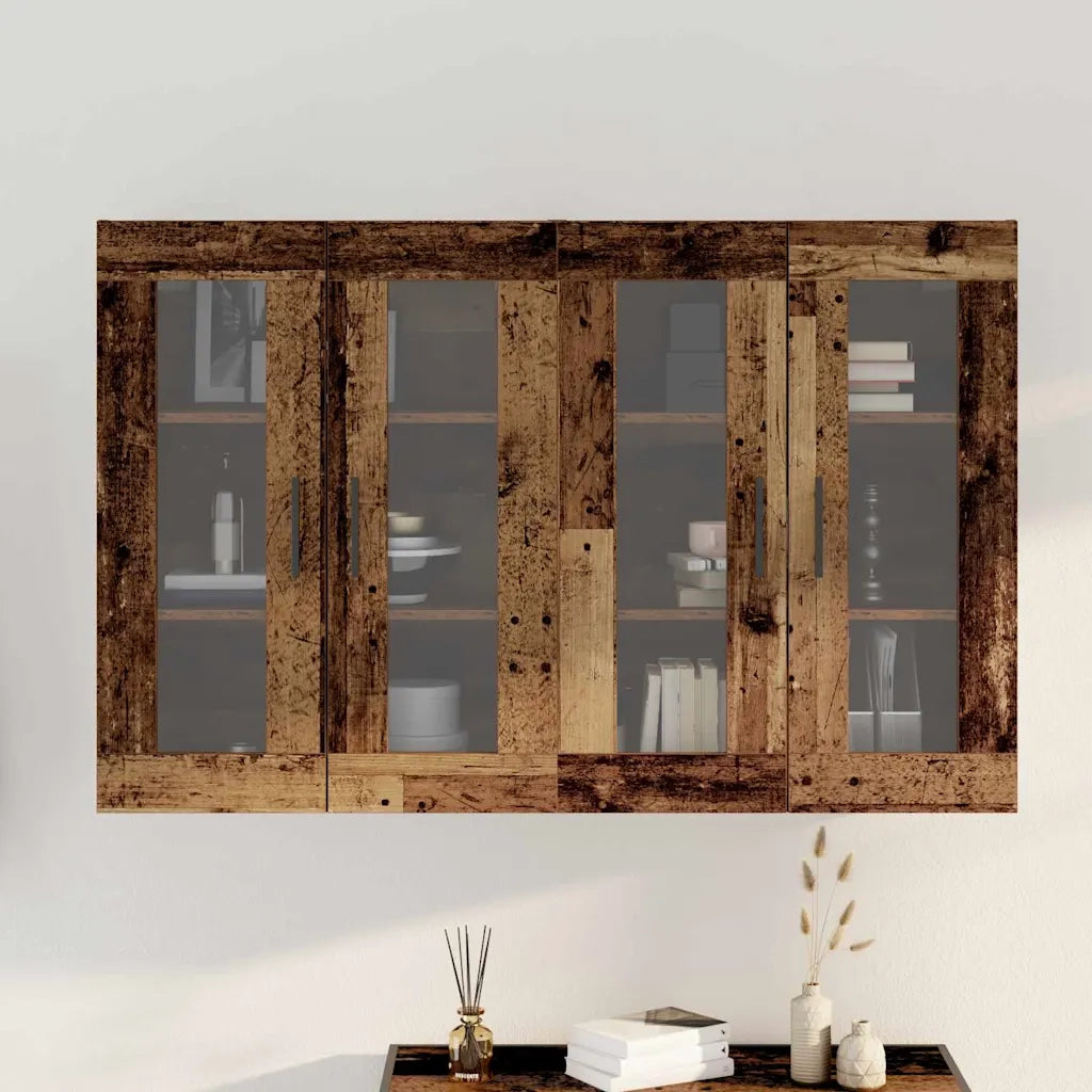 Armadi da Muro 2 pz Legno vecchio 69,5 x 34 x 90 cm CFW2021970