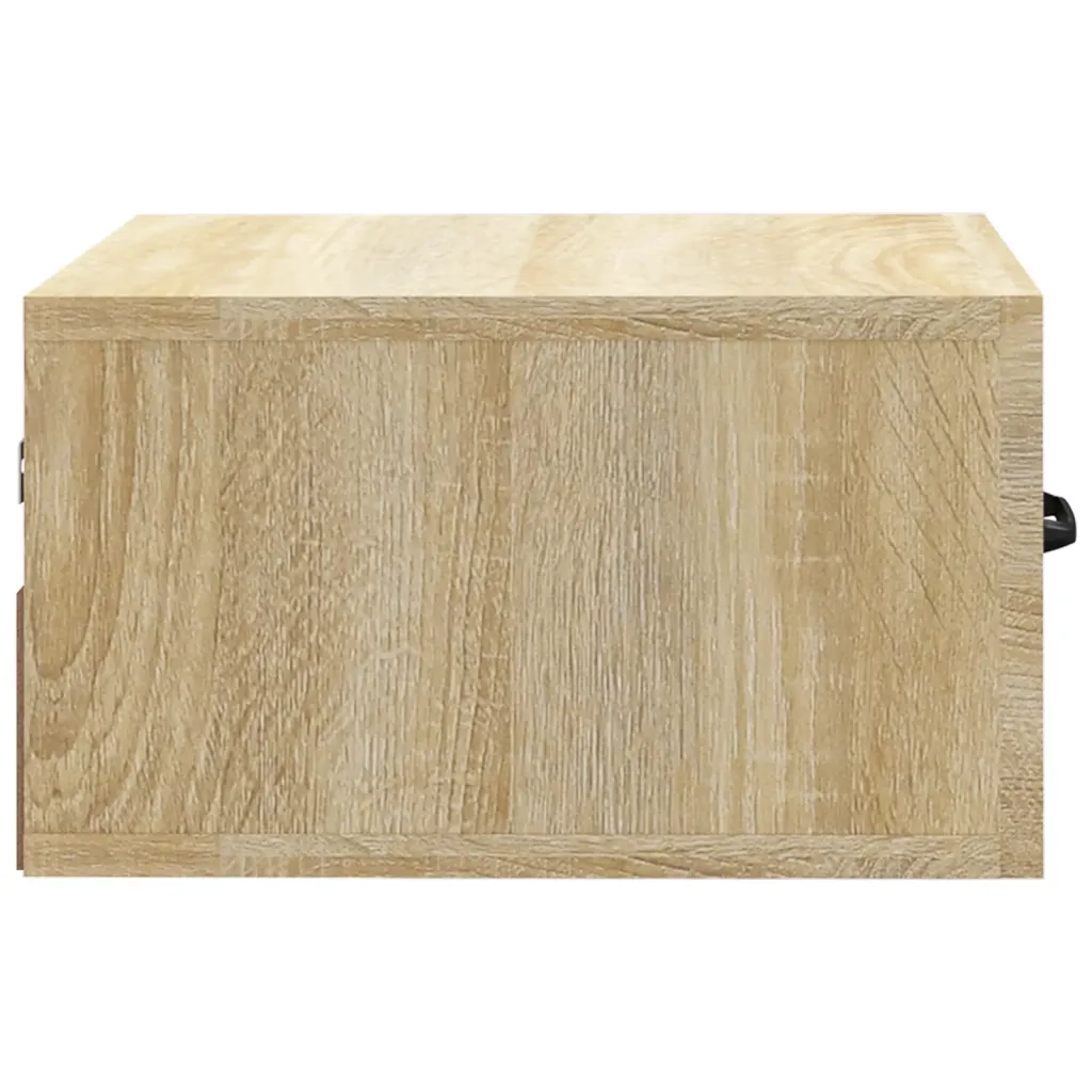Comodino a Muro Rovere Sonoma 35x35x20 cm cod mxl 30412