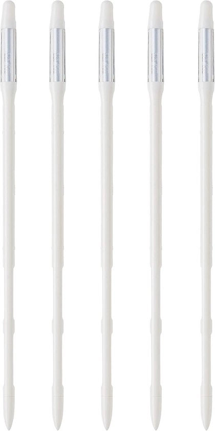 Misuratore di umidità per piante - set da 5 - Aiuta a bagnare correttamente - Nessun batteria necessaria - Realizzato in Giappone - Grande bianco