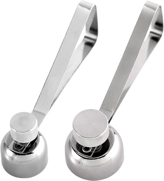Cracker Manuale per Uova in Acciaio Inox - Separatore di Uova - Adatto per Uova Crude, Sotto e Leggermente Cotte - Dimensioni 10,5 x 3,3 cm - Accessorio Cucina Semplice