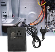 Adattatore di corrente 220 V 110 V - trasformatore di tensione da 300 W con protezione contro sovraccarico - adattatore per viaggi (presa di corrente EU)