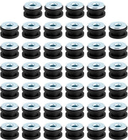 Kit di protezione occhi motociclistico - Oogjesset 40 Stuks - Zwart/Zilver - Dimensioni 10,7 mm - Diametro foro 6 mm - Materiale Gomma/Ferro - Oogjeset