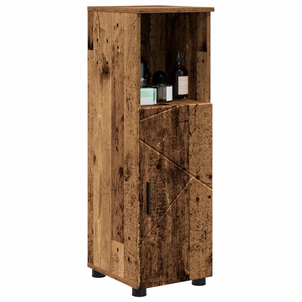 Mobile da Bagno con archiviazione Legno vecchio 30 x 35 x 95 cm 883322