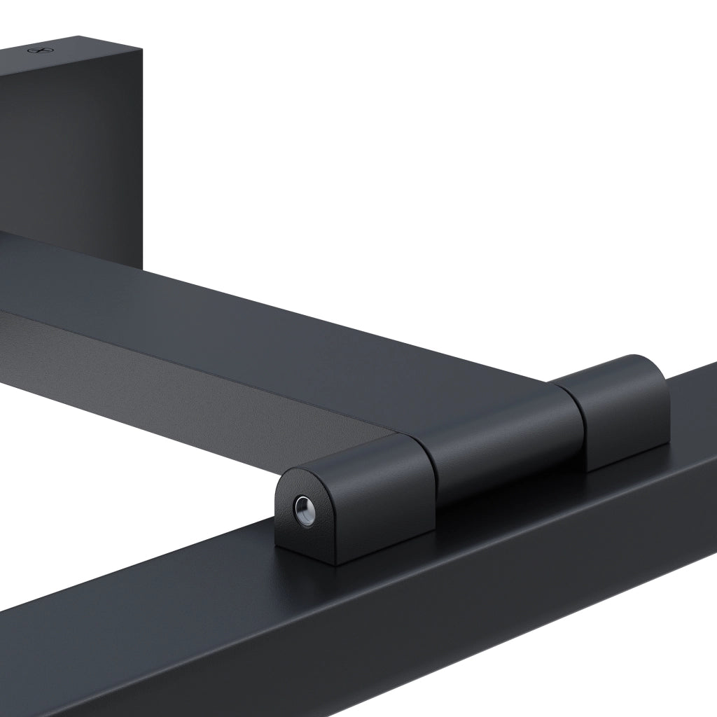 Maytoni Applique moderno Bris 1 luce LED integrato nero metallo acrilico