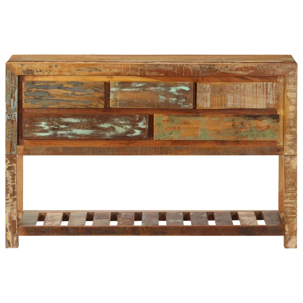 Buffet credenza mobiletto consolle mobile contenitore 120 cm legno massello di recupero 4402172