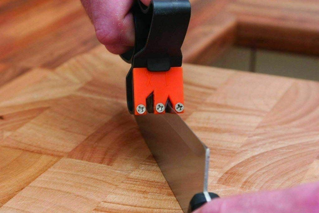 AFFILACOLTELLI MANUALE 2 IN 1 PER AFFILARE FORBICI AFFILA LAME COLTELLI CUCINA