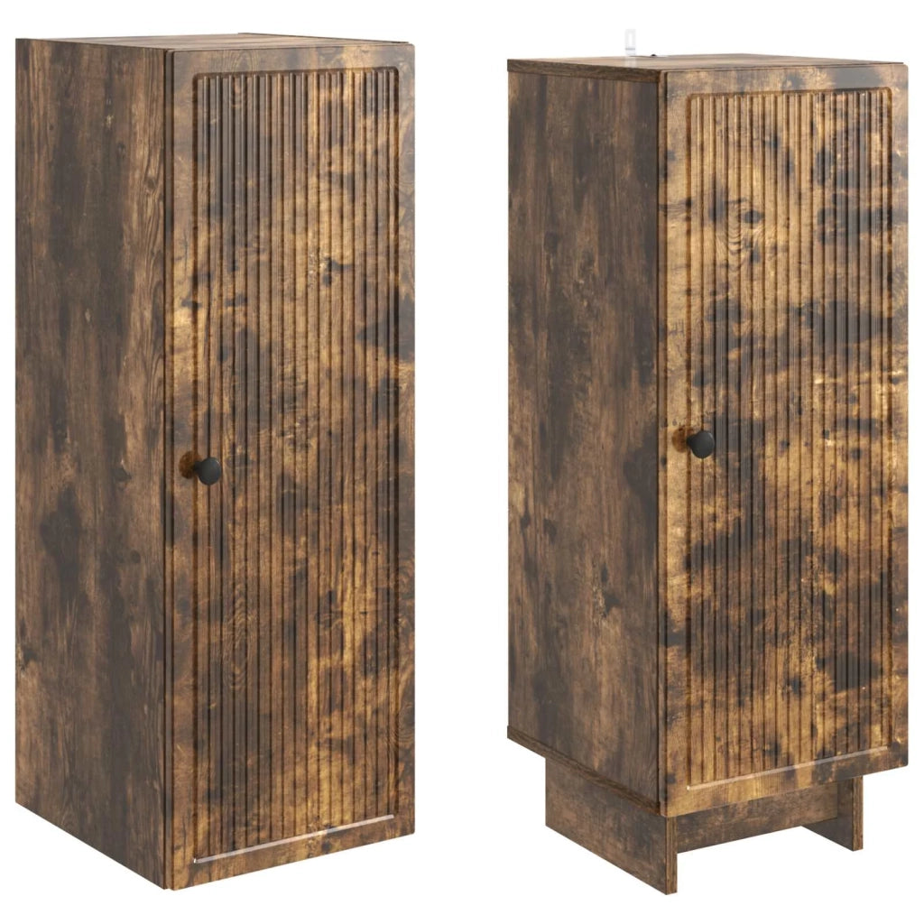 Set di armadi 2 pcs Rovere Fumo 34,5 x 33 x 90 cm