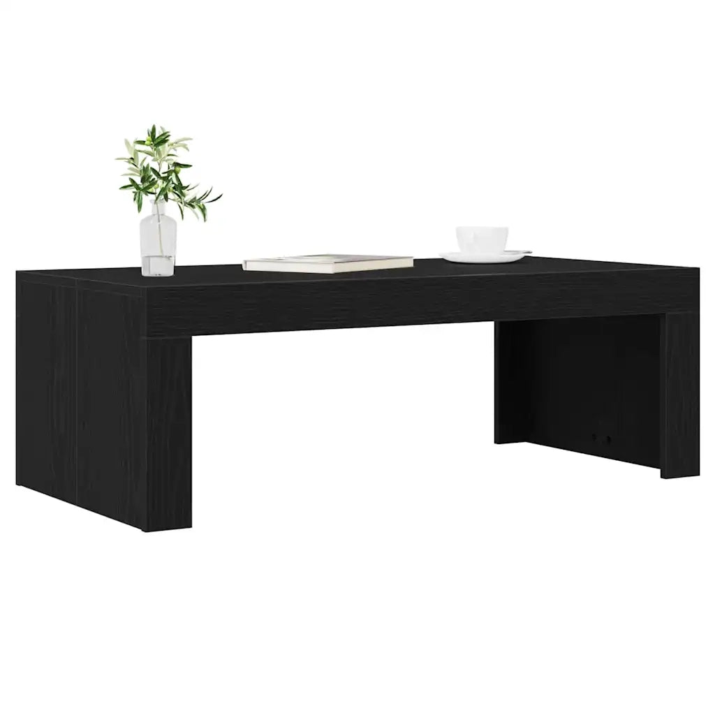 Tavolino da Salotto-Tavolino da soggiorno-Tavolo Nero Legno multistrato