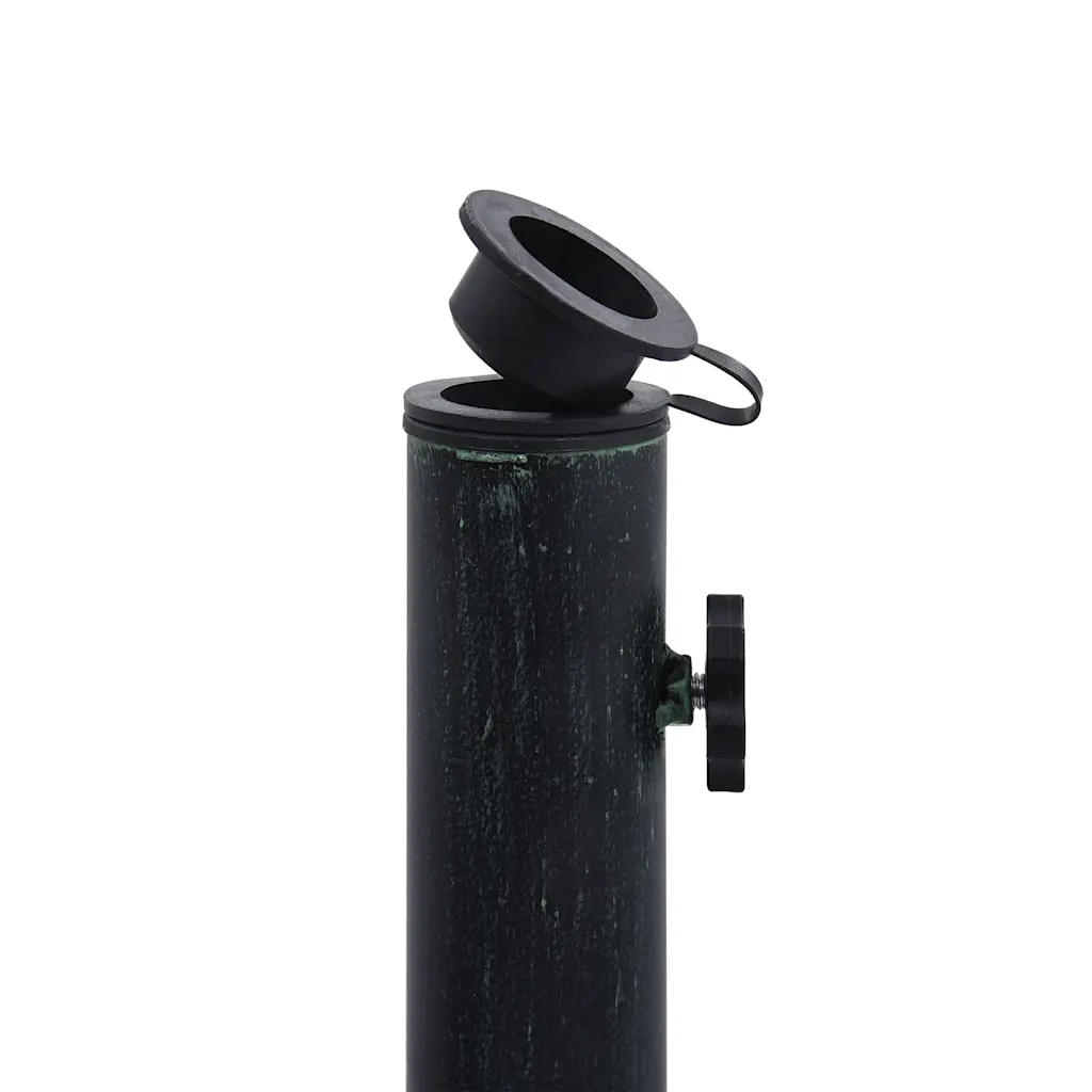 Base Ombrellone-Supporto per ombrellone Verde 9 kg 40 cm in Ghisa