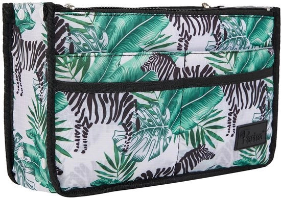 Organizzatore di Borsa a Mano - Tassista - Firmato - Piccolo, Medio & Grande (Zebra, Piccolo)