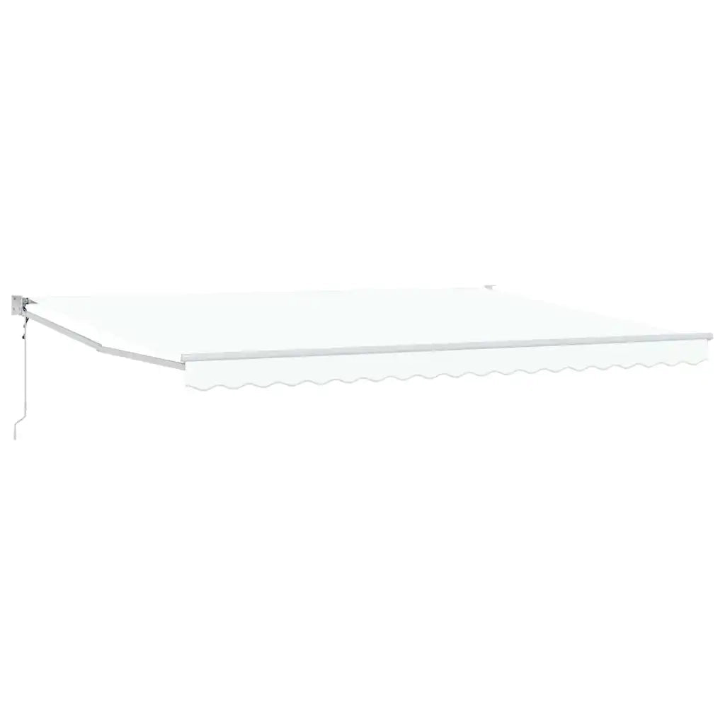 Tenda da Sole Bianco 450 x 300 x 165 cm Poliestere e Metallo 3330992