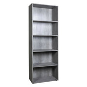 LIBRERIA LINEA 'FLOW' 5 ripiani - cm.35 x 68 x h.200 cemento  - COMPOSAD