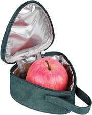 Borsa isolante per snack riutilizzabile - Frutta - Impermeabile - Cassetta per pane - Leggera - Picnic - Verde - Mini contenitore per snack, adatto al riutilizzo, ideale per picnic e lavoro.