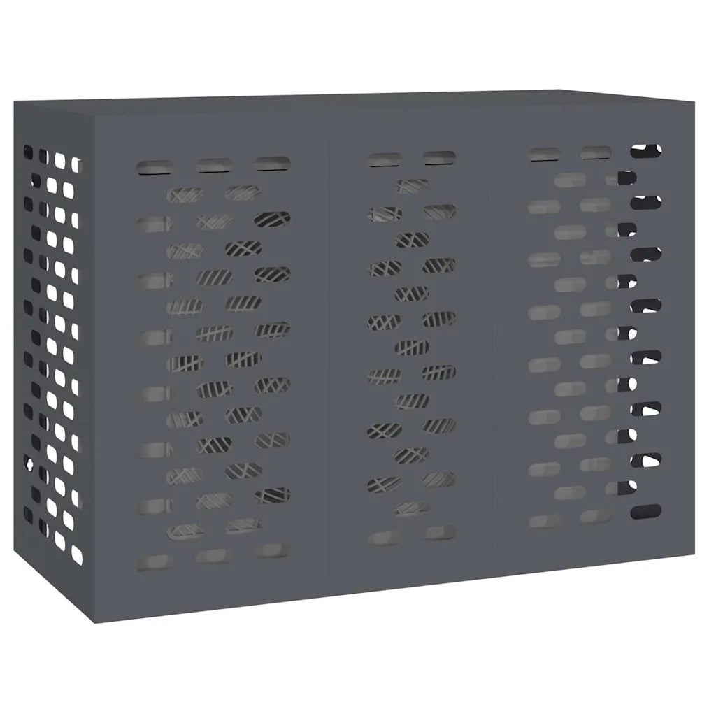 vidaXL Copertura per condizionatore d'aria Antracite 110 x 50 x 80 cm