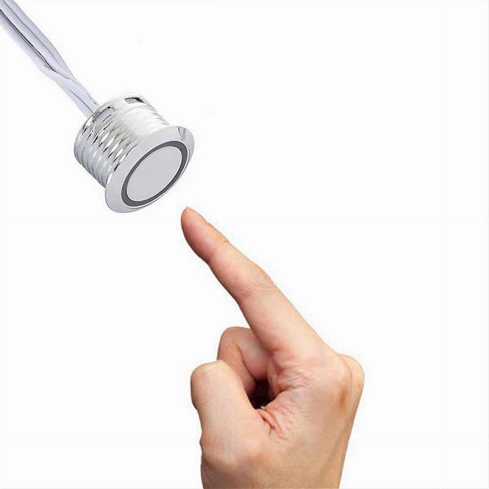 Trade Shop - Sensore Interruttore Touch Per Luci Strip Led Pulsante Per Mobili 12/24v Sen-ta -