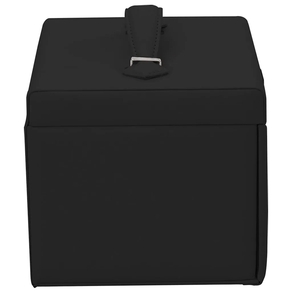 Portagioie a 4 Strati con Specchio Bloccabile-Portagioie Specchiato 22,5x17,5x16,5 cm 166632