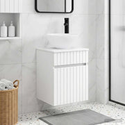 Mobile lavabo da parete Bianco 39 x 35 x 63 cm 890542