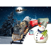 Trade Shop - Trenino Elettrico Con Luci E Suoni Sotto Albero Di Natale Diametro ø 78cm 90127 -