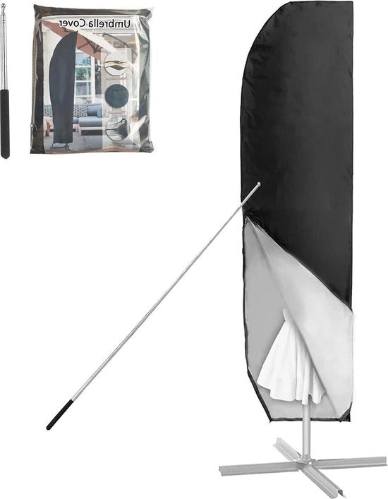 Parasole Portatile 2 a 4 Persone - Resistente al Tempo - UV Resistente - Resistente al Vento e alla Neve - Esterno per Ombrellone (265x40x70x50cm)